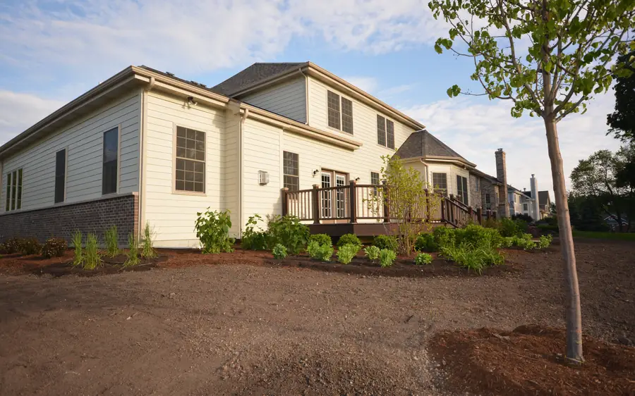 Covered Porch Custom Home in Palatine by Skycrest Homes