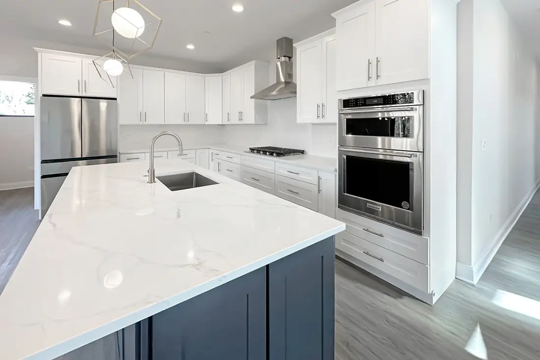 Open living space opened up in a Skycrest Homes remodel